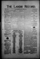 The Landis Record October 26, 1916