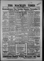 The Macklin Times November 7, 1951