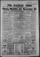 The Macklin Times November 28, 1951
